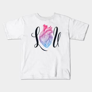 Love anatomical heart Kids T-Shirt